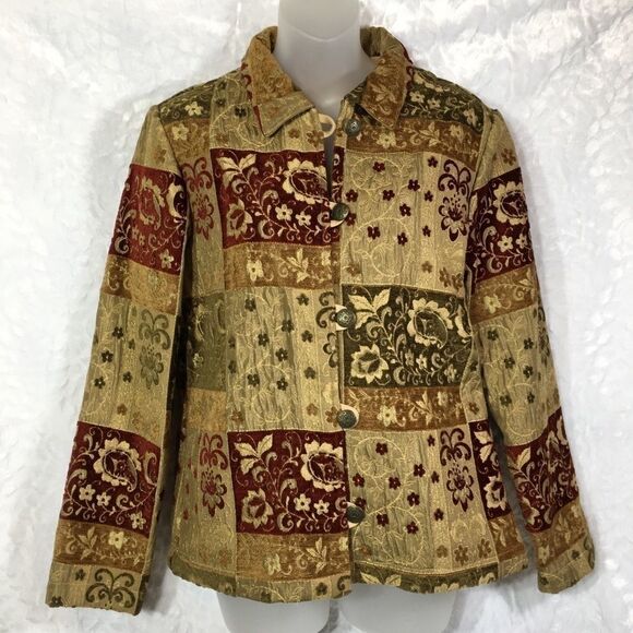 GOTCHA COVERED patchwork quilted embroidery coat - Picture 7 of 14